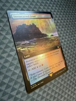 MTG Stormcarved Coast #0518 Foil Extended Art Rare UB: Doctor Who (WHO) - Image 2