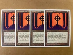 MTG 4x Tormod's Crypt Chronicles OLD SCHOOL Pauper Magic the Gathering x4 NM - Image 1