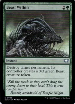 MTG Beast Within (93) | NM | Commander: Edge of Eternities {EOC} - Image 1