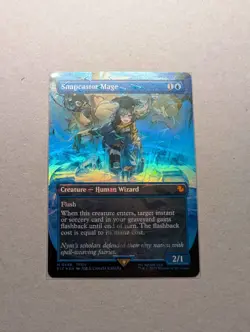 MTG Snapcaster Mage Borderless Chocobo Track Foil Commander: Final Fantasy NM/M - Image 1