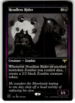 MTG Headless Rider Innistrad: Double Feature 385 Regular Rare MTG NM - Image 1