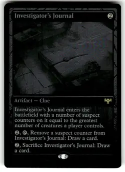 MTG Investigator's Journal Innistrad: Double Feature 525 Regular Rare FOIL MTG - Image 1