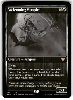 ~ Welcoming Vampire ~ NM ~ Innistrad: Double Feature ~ MTG ~ - Image 1