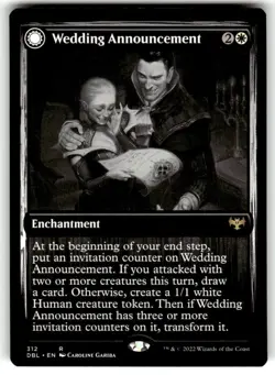 MTG Wedding Announcement Innistrad: Double Feature 312 Regular Rare NM - Image 1