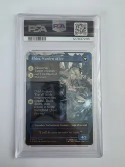 Jill, Shiva's Dominant Borderless Surge Foil PSA 10 Final Fantasy MTG - Image 2