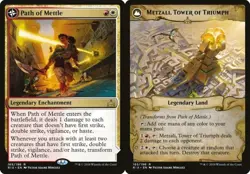 Path of Mettle // Metzali, Tower of Triumph - Foil Rivals of Ixalan LP MTG - Image 1