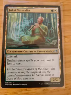 MTG Jukai Naturalist 225 Kamigawa: Neon Dynasty M/NM Free UK P&P - Image 1