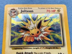Pokemon Holo Jolteon Error - Unlimited Jungle Set - 4/64 - LP-/MP - Image 3