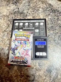 God PackU 🔥23.0g🔥 VERY HEAVY Prismatic Evolutions Pokemon Sealed Booster Pack - Image 1