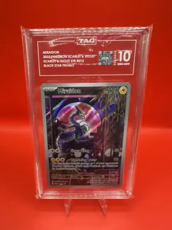 Miraidon 13 Scarlet & Violet Black Star Promo Pokemon TCG TAG 10 LOW POP - Image 1