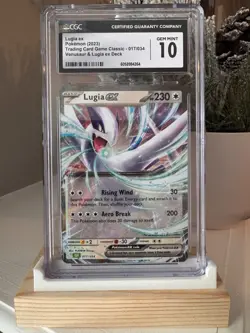 LUGIA EX CGC 10 GEM MINT 2023 POKEMON TRADING CARD GAME CLASSIC #017/034 - Image 1