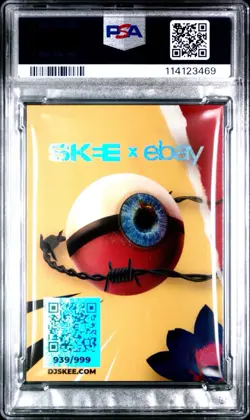 2021 Skee X Post Malone Postemon Gencon Promos Ebay Exclusive PSA 9 MINT 939/999 - Image 2