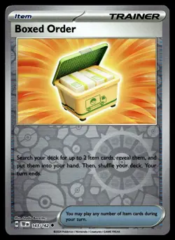 BOXED ORDER 143/162 UNCOMMON TEMPORAL FORCES POKEMON - Image 1