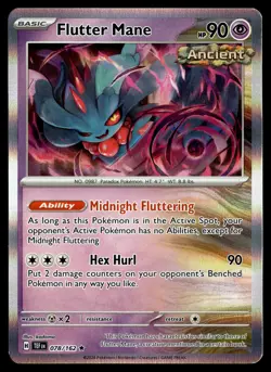 FLUTTER MANE 078/162 RARE TEMPORAL FORCES POKEMON - Image 1