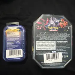 Pokemon TCG Sealed Tin Lot of 2 - Crown Zenith Moltres Tin And Kanto Powers L24 - Image 2