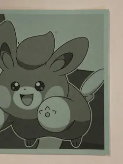 Rockruff Pokemon Wafer Sticker Japanese Holo LOTTE Nintendo Rare F/S No.06 - Image 5