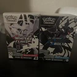 SEALED Pokemon TCG White Flare And Black Bolt Booster Bundle - Image 1