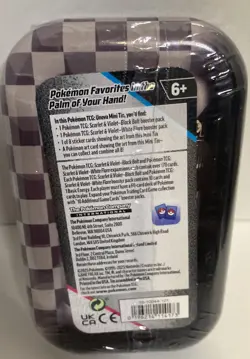Pokemon Black Bolt and White Flare MINI TIN (Sealed) - Image 2