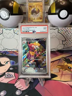 2023 Pokemon Fuecoco, Crocalor & Skeledirge ex PSA 9 IR/SIR Trio Paldea Evolved - Image 4