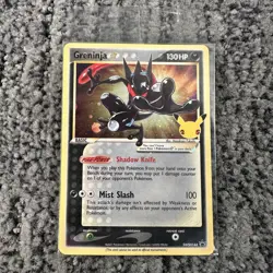 Pokemon Greninja Gold Star SWSH144 Black Star Promo NM/M Sealed TCG - Image 1