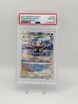 Pokemon TCG Darkrai VSTAR GG50/GG70 Crown Zenith: Galarian Gallery Holo - Image 1