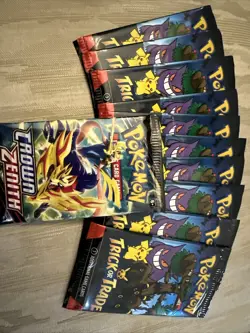 10 Pokemon 2024 Trick or Trade BOOster Pks + 0ne FREE Crown Zenith Bonus - Image 2