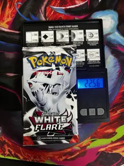 VERY HEAVY! GOD PACKUUU 22.56g White Flare Pokemon TCG Booster (SEALE) - Image 1
