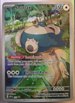 Pokemon TCG Snorlax SVP 051 Scarlet & Violet 151 Promo NM - Image 1