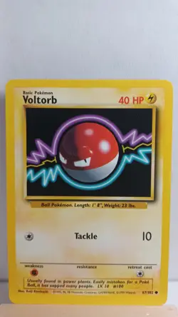 Voltorb [HP] - Pokemon TCG Base Set 67/102 [Common] - Image 1
