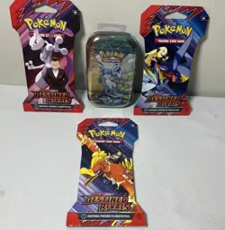 Pokemon TCG Lot - 1X Prismatic Evolutions Mini Tin & 3X DR Single Booster Packs - Image 3