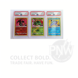 PSA 10 Radiant Set Big 3: Venusaur, Charizard, Blastoise, Holographic Pokemon Go - Image 1