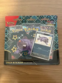 Pokemon TCG Paldean Fates Tech Sticker Collection - Maschiff |BRAND NEW SEALED - Image 1