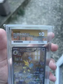 Alakazam ex 201/165 SIR - Scarlet & Violet 151 - Pokemon Eng - ACE GEM MINT 10 - Image 3