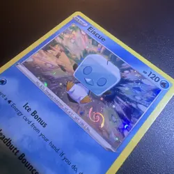 Eiscue SWSH128 Pokemon Sword & Shield Black Star Promo HOLO HD SWIRL LP E - Image 2