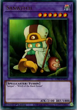 Yugioh Sanwitch GFP2-EN122 1st Edition Ultra Rare NM - Image 1
