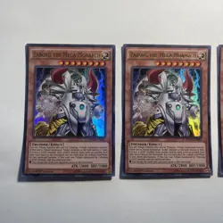 3x Zaborg the Mega Monarch - NECH-EN037 - Ultra - 1st Ed. YuGiOh! Pack Fresh/NM! - Image 3