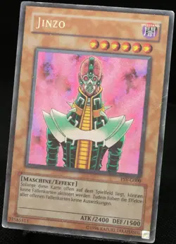 Yu-Gi-Oh! Jinzo PSV-G000 Secret Rare [P] Old Print - Pharaoh's Servant | DE 2002 - Image 3