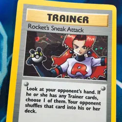 Rocket's Sneak Attack - 16/82 - 1st Edition Holo Team Rocket - Pokemon Card - MP - Image 2