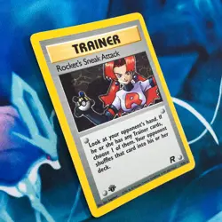 Rocket's Sneak Attack - 16/82 - 1st Edition Holo Team Rocket - Pokemon Card - MP - Image 3