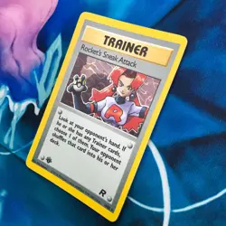 Rocket's Sneak Attack - 16/82 - 1st Edition Holo Team Rocket - Pokemon Card - MP - Image 4