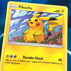 Pikachu - SM206 - Black Star Holo Rare Promo - Pokemon Card - MP - Image 2