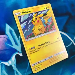 Pikachu - SM206 - Black Star Holo Rare Promo - Pokemon Card - MP - Image 3