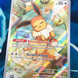 Eevee- SVP173 - Full Art Illustration Promo Rare - Pokemon Card - NM - Image 2