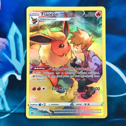 Flareon - TG01/TG30 - Full Art Rare Brilliant Stars Set - Pokemon Card - NM - Image 1