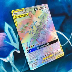 Moltres Zapdos Articuno GX - 69/68 - Full Art Hidden Fates - Pokemon Card - NM - Image 3