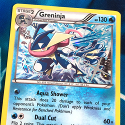 Greninja - XY162 - Black Star Holo Rare Promo - Pokemon Card - MP - Image 2