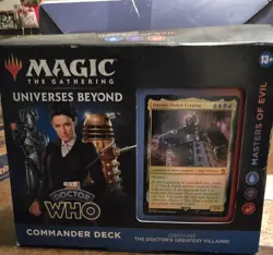 Magic: The Gathering Doctor Who Commander Deck - Masters of Evil (100-Card Deck) - Image 1