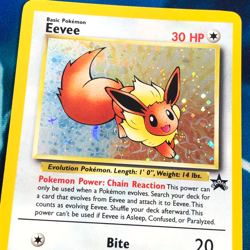 Eevee - 11 - Black Star Promo Rare WOTC 2000 - Pokemon Card - MP - Image 2