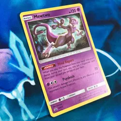 Mewtwo - SM214 - Black Star Holo Rare Promo - Pokemon Card - LP - Image 3