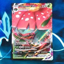 Venusaur VMAX - SWSH102 - Full Art Rare Black Star Promo - Pokemon Card - NM - Image 1